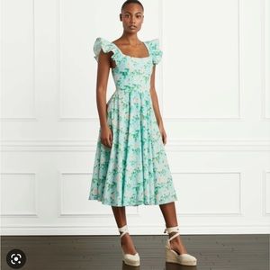 Hill House Home Daphne Dress in Blue Roses